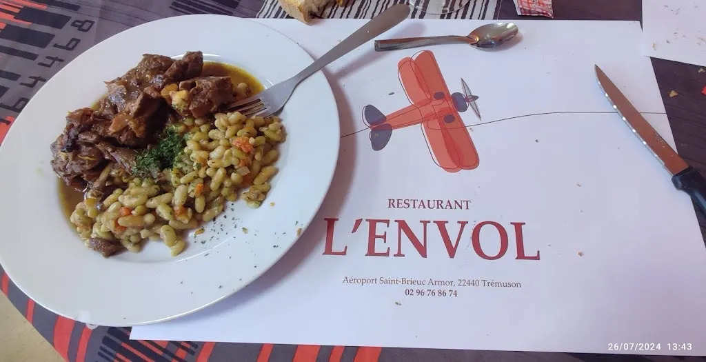 Menu_Restaurant l'envol Bar Routier_Trémuson_image_9