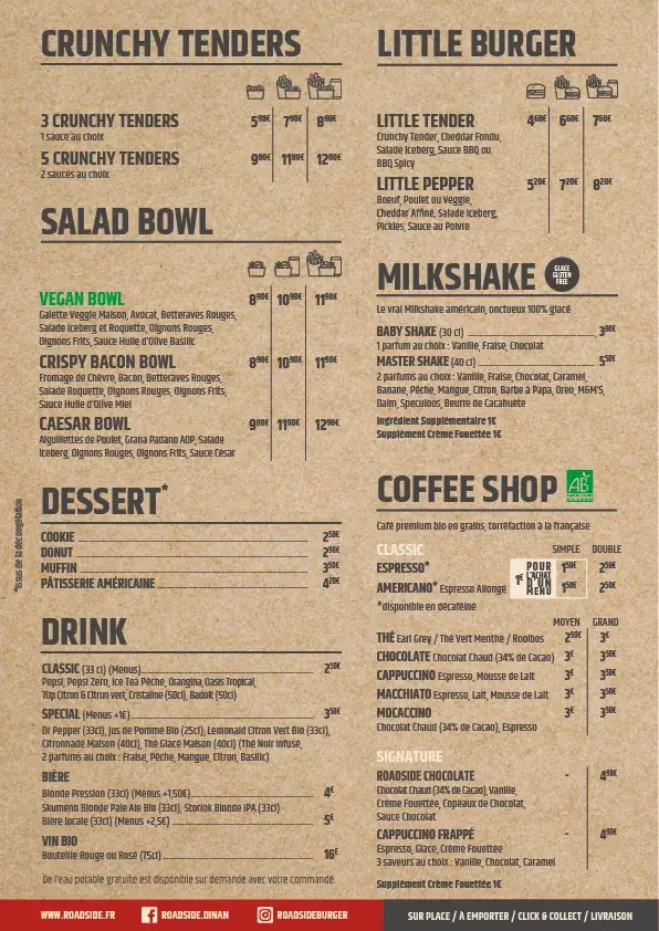 Menu_Roadside | Burger Restaurant Dinan_Taden_image_1