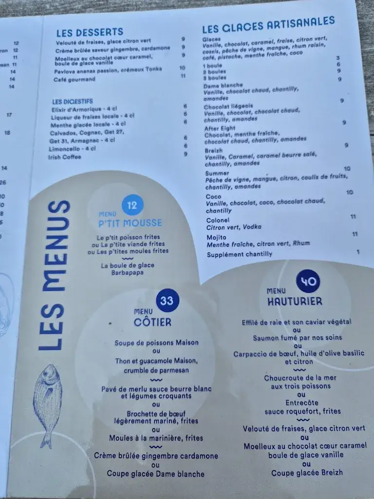 Menu_Le Transat Restaurant_Trégastel_image_4