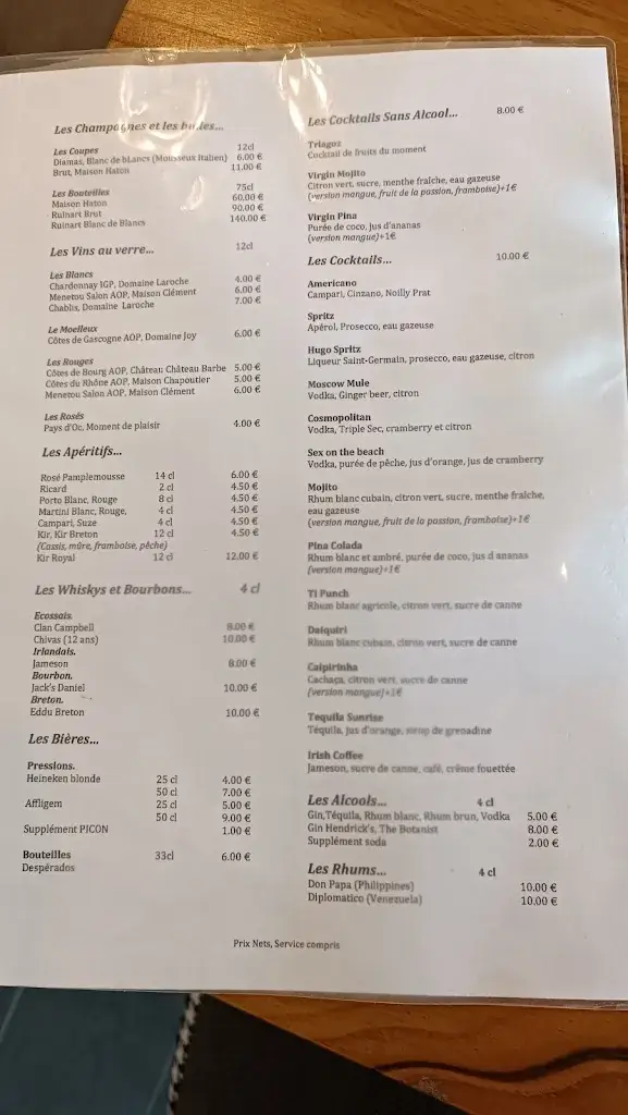 Menu_Les Triagoz_Trégastel_image_2