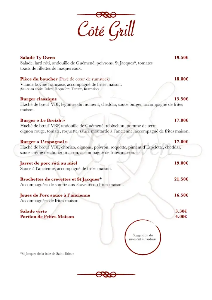 Menu_Le ty Gwen pizzeria restaurant_Trévou-Tréguignec_imagen_3