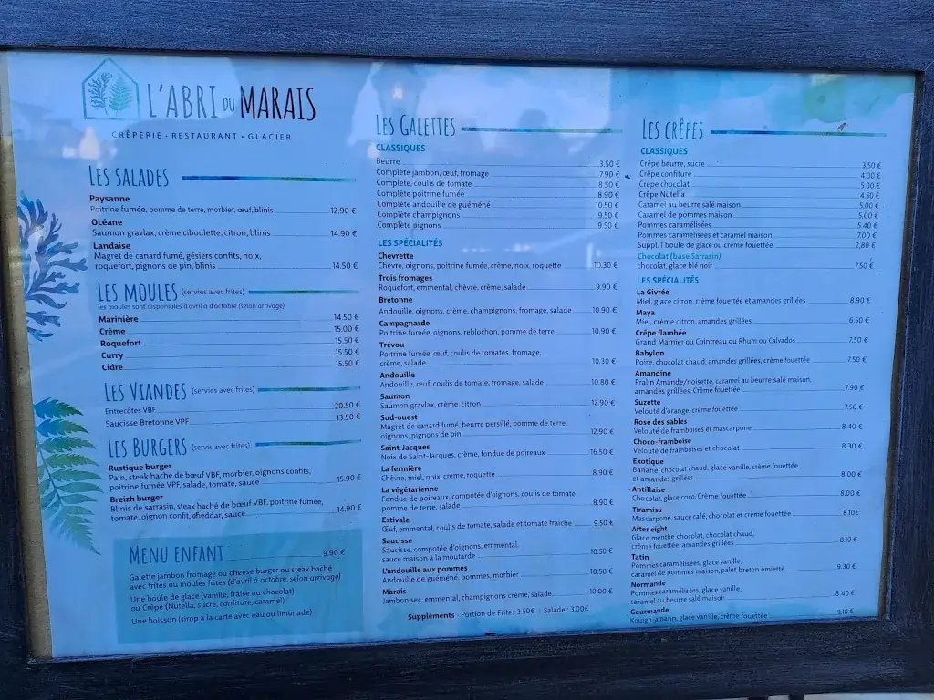 Menu_L' abri du marais_Trévou-Tréguignec_immagine_2
