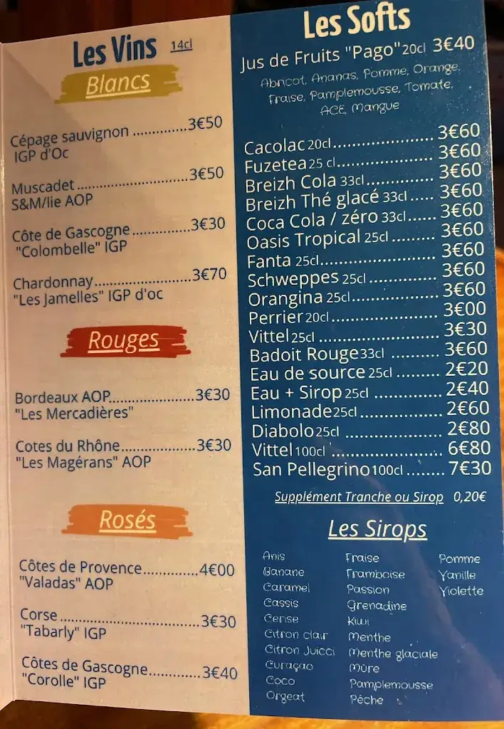 Menu_Le Noroît_Trégunc_image_4