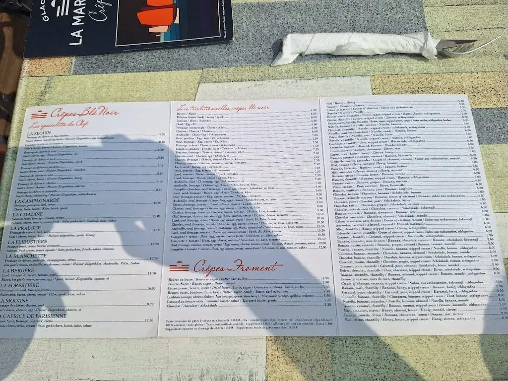 Menu_La Marinière_Trégunc_image_1