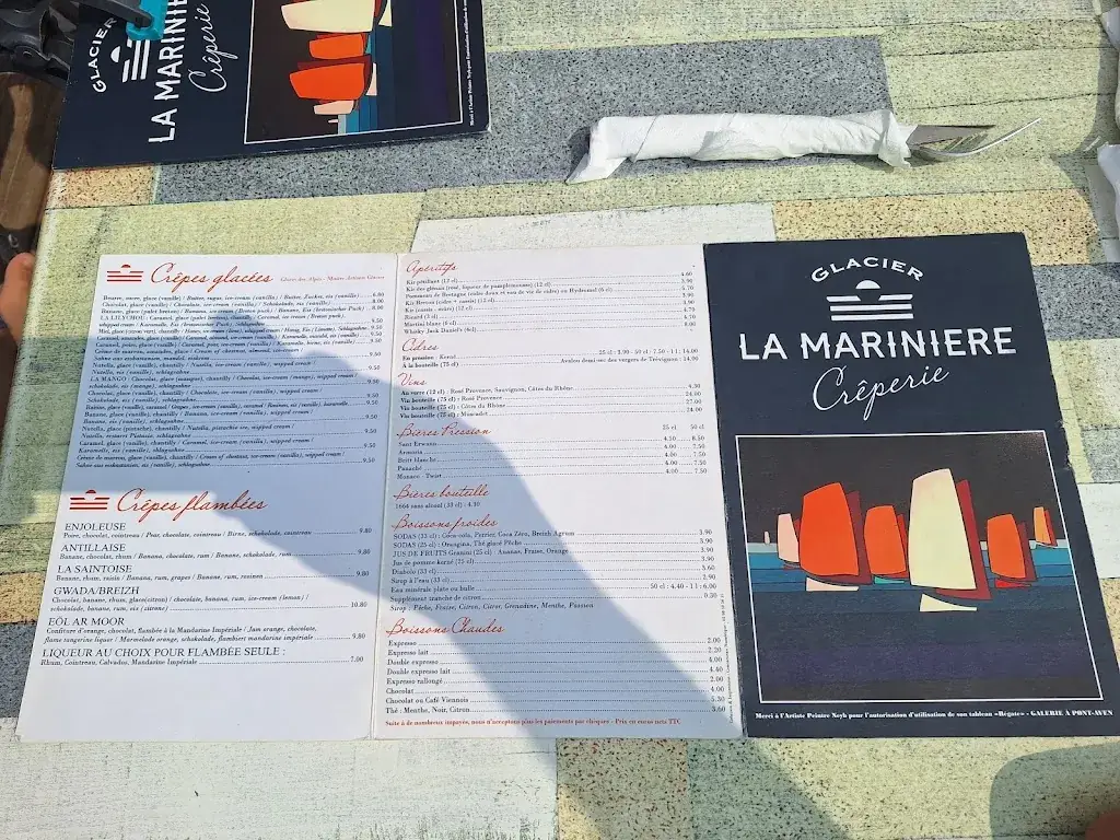Menu_La Marinière_Trégunc_image_3