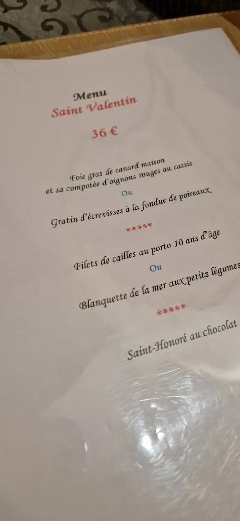 Menu_Restaurant de La Gare_Ardentes_image_1