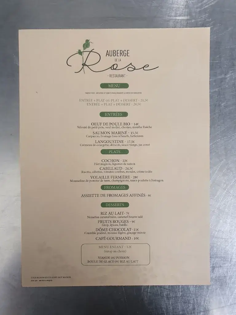 Menu_L'auberge de la rose_Anet_image_3