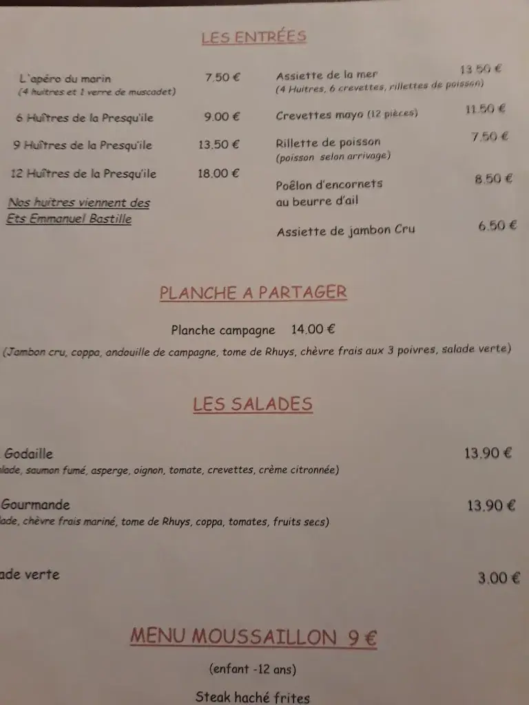 Menu_La Chaloupe_Theix-Noyalo_immagine_4