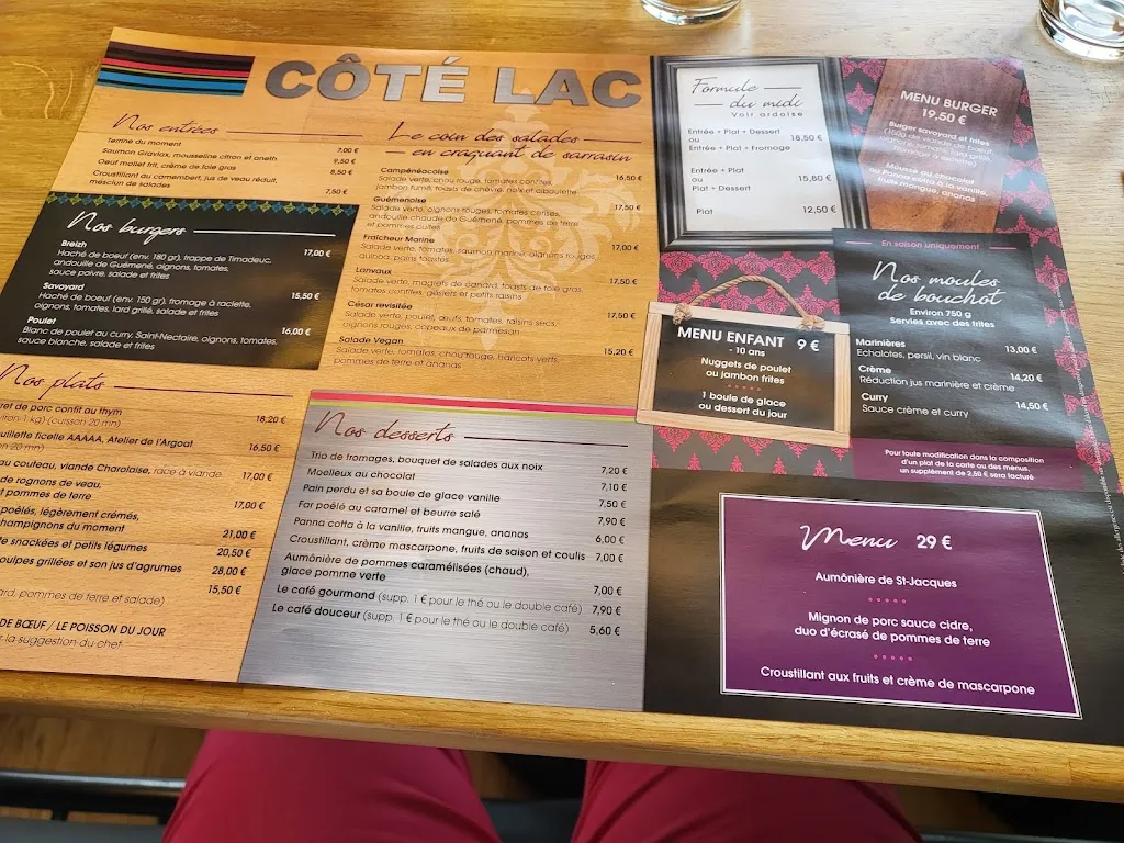 Menu_CÔTÉ LAC_Ploërmel_image_3