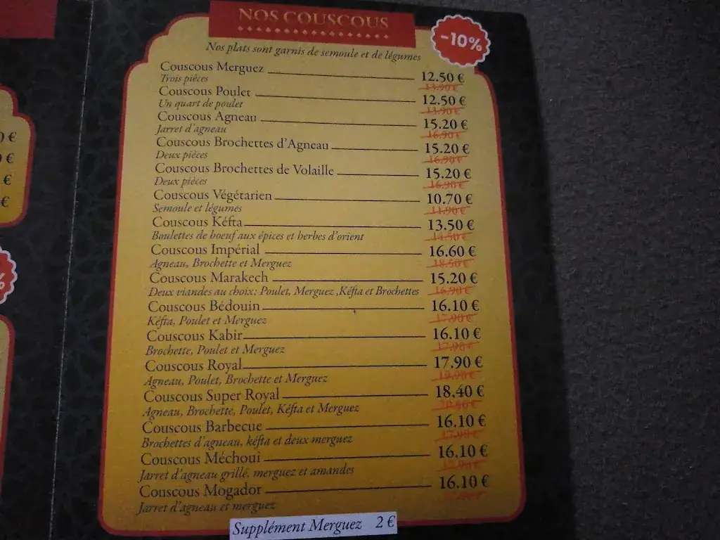 Menu_Restaurant Le Riad_Ploërmel_image_4