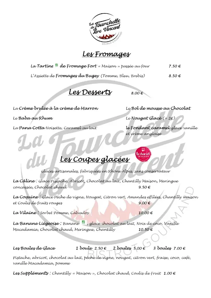 Menu_La Fourchette du Père Vincent_Ambérieu-en-Bugey_image_1