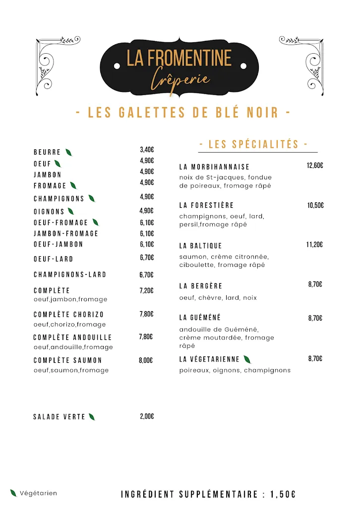 Menu_La Fromentine_Ploërmel_image_2