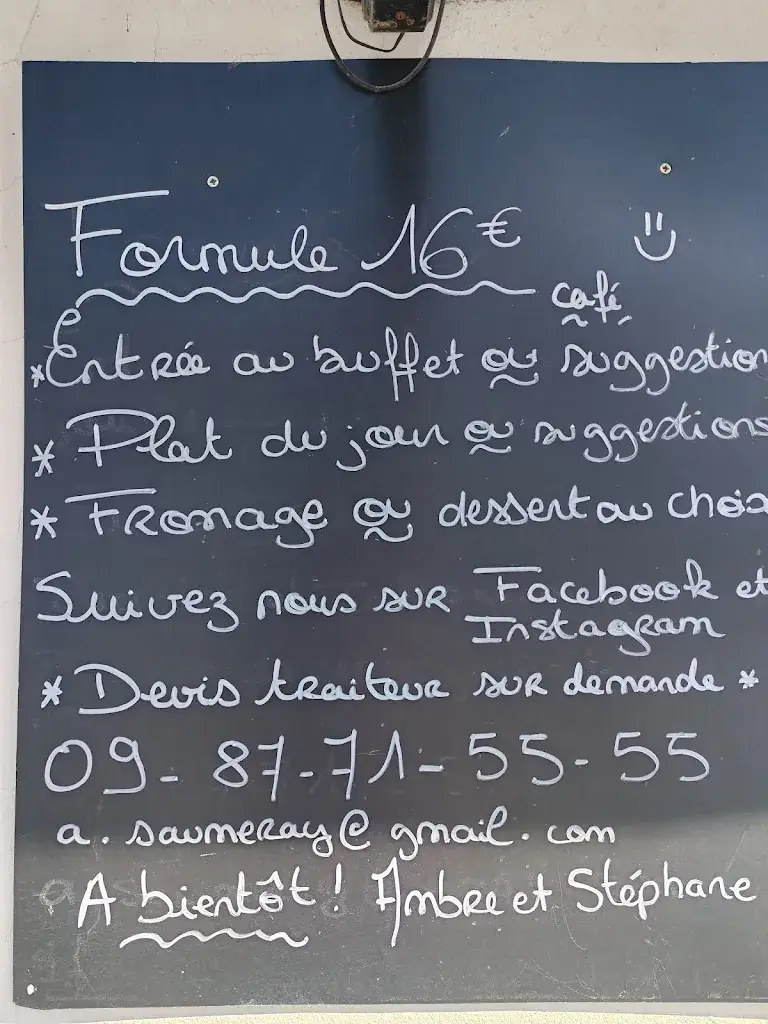 Menu_L'Auberge de Saumeray_Saumeray_image_1