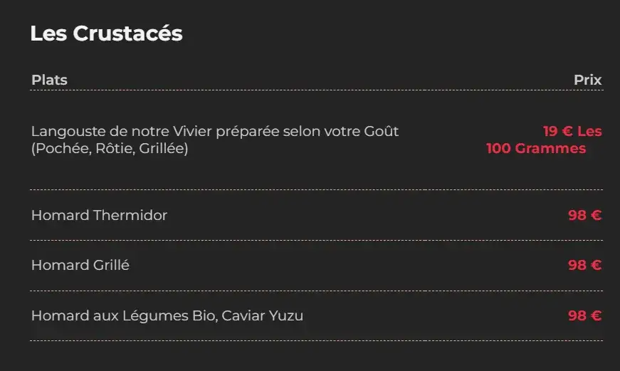 Menu_Restaurant Le Cénacle_Tremblay-en-France_image_4