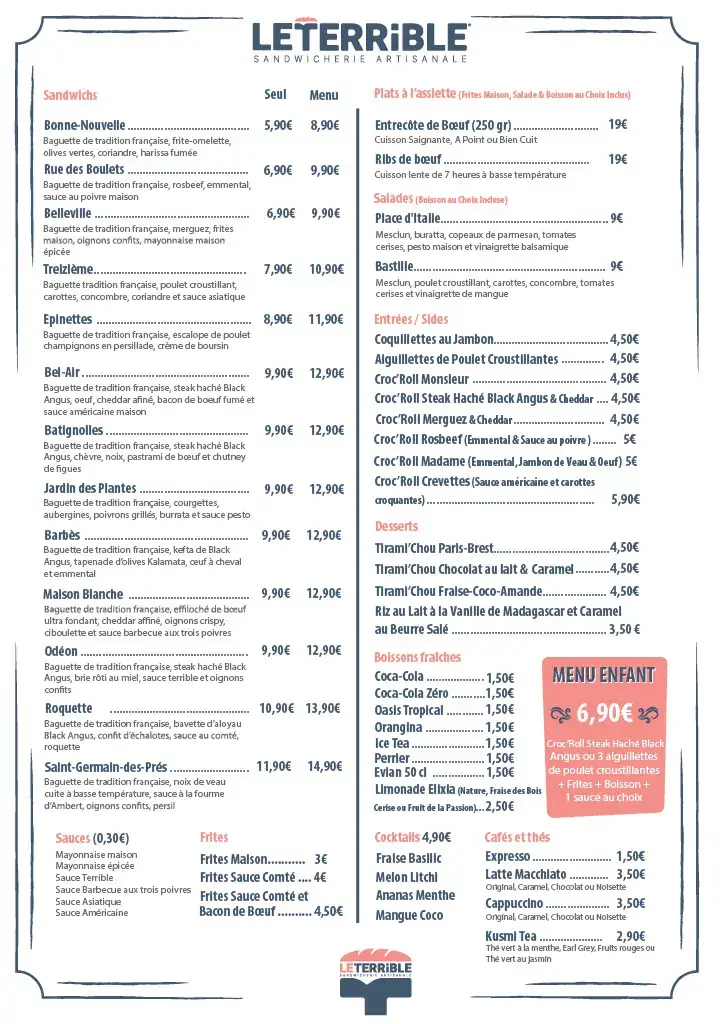 Menu_Le Terrible_Tremblay-en-France_image_1
