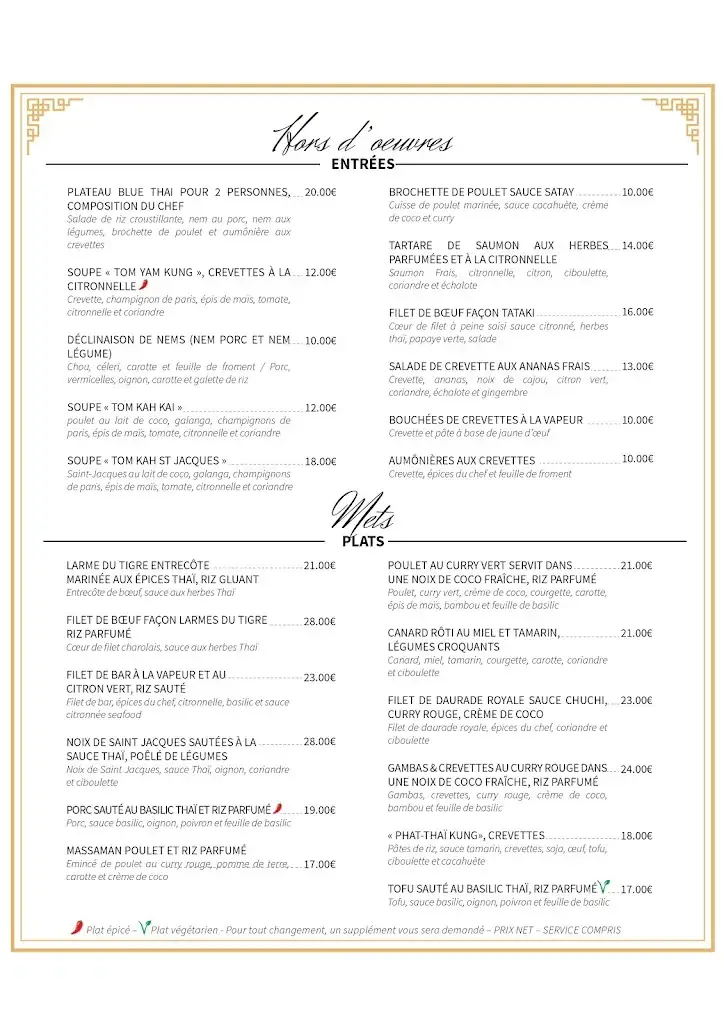 Menu_Blue Thaï_Tremblay-en-France_image_1