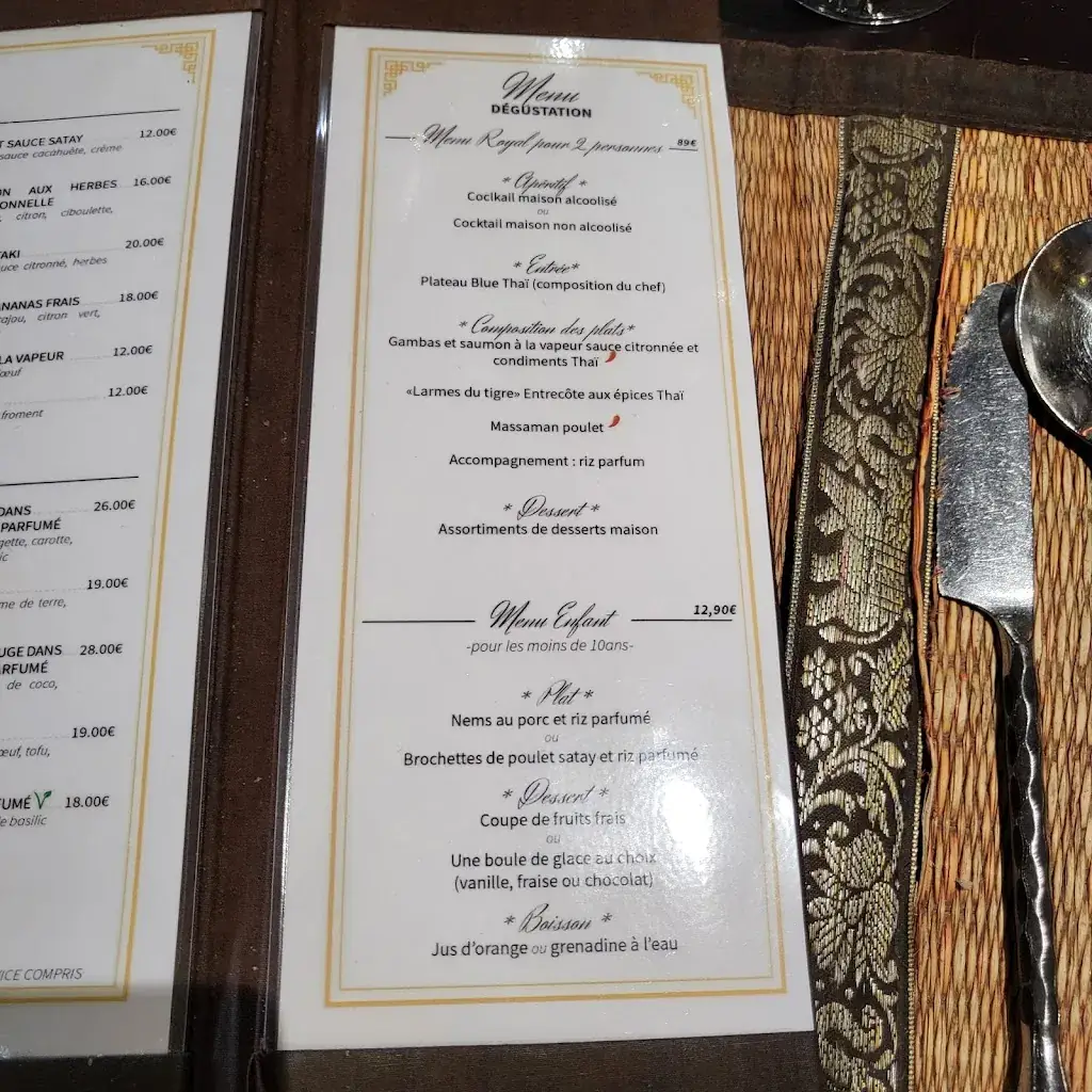 Menu_Blue Thaï_Tremblay-en-France_image_3