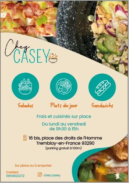 Menu_CHEZ CASEY_Tremblay-en-France_image_2