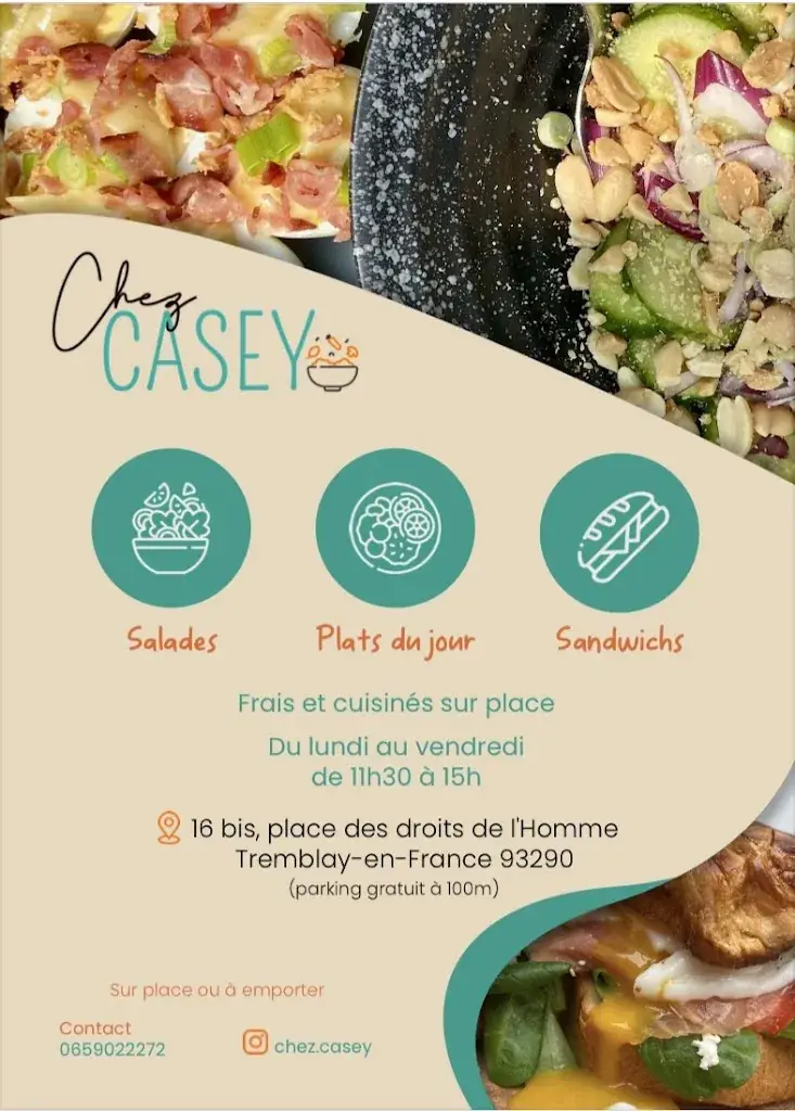 Menu_CHEZ CASEY_Tremblay-en-France_image_3