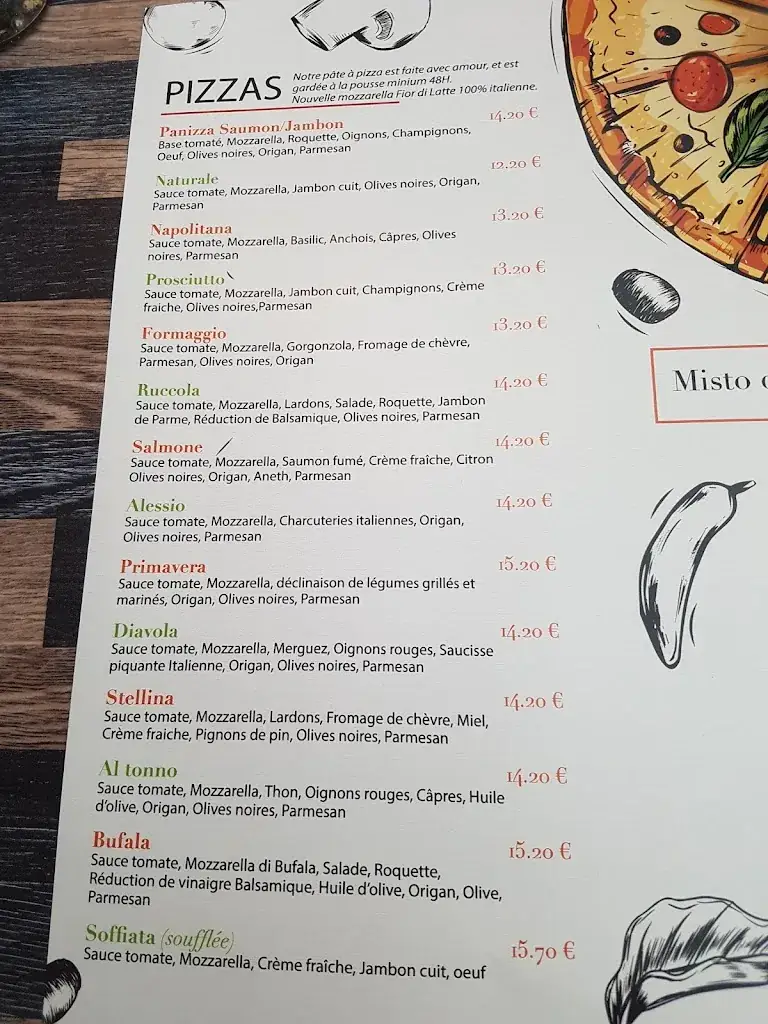 Menu_AL RISTORANTE TRATTORIA, , _Tremblay-en-France_image_4