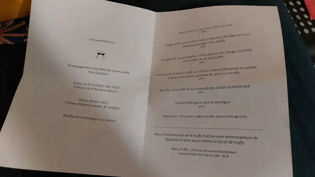 Menu_Numéro 3 Restaurant_Tremblay-sur-Mauldre_image_3