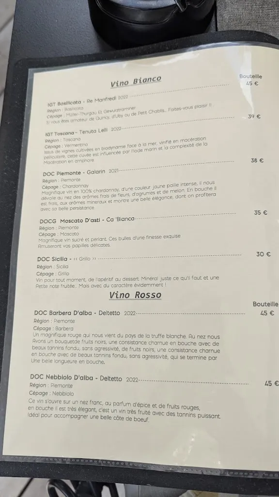 Menü_Au Comptoir Venitien_Rennes_Bild_4