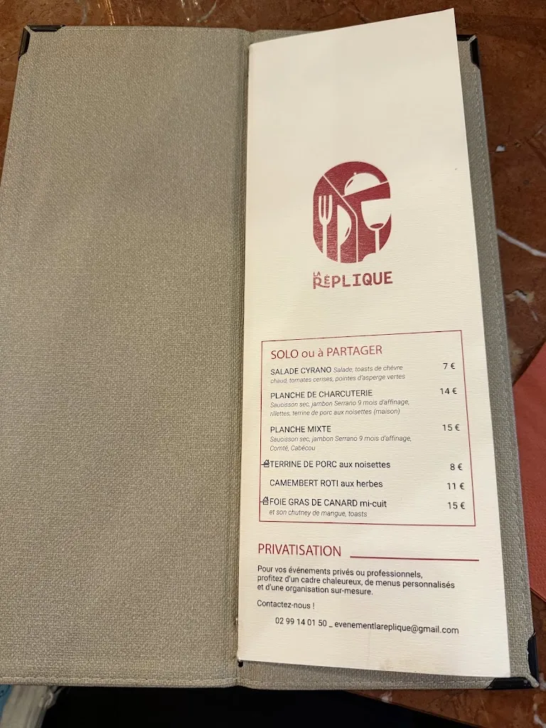 Menu_LA REPLIQUE_Rennes_image_3