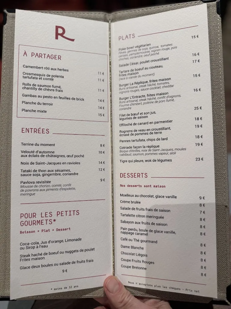 Menu_LA REPLIQUE_Rennes_image_4