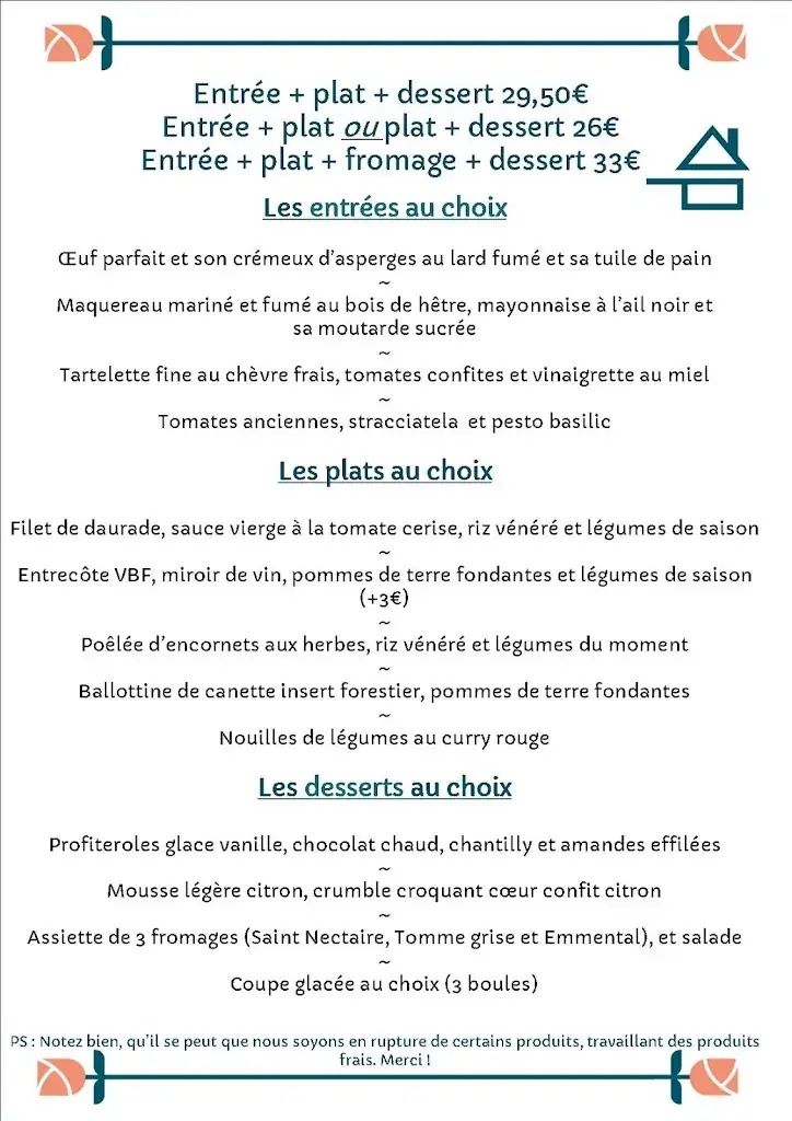 Menu_Le Jardin D'Arthus - Restaurant_Chaumes-en-Retz_image_1
