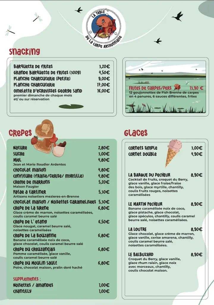 Menu_La Table de la Carpe Arthonnaise_Arthon_image_1