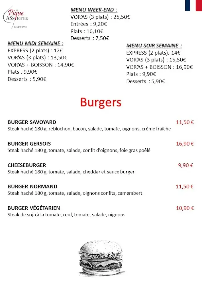 Menu_Le Pique Assiette_Artenay_image_3