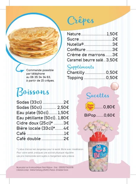 Menu_Food Truck, Les Gourmandises de PanPan_Artenay_image_2