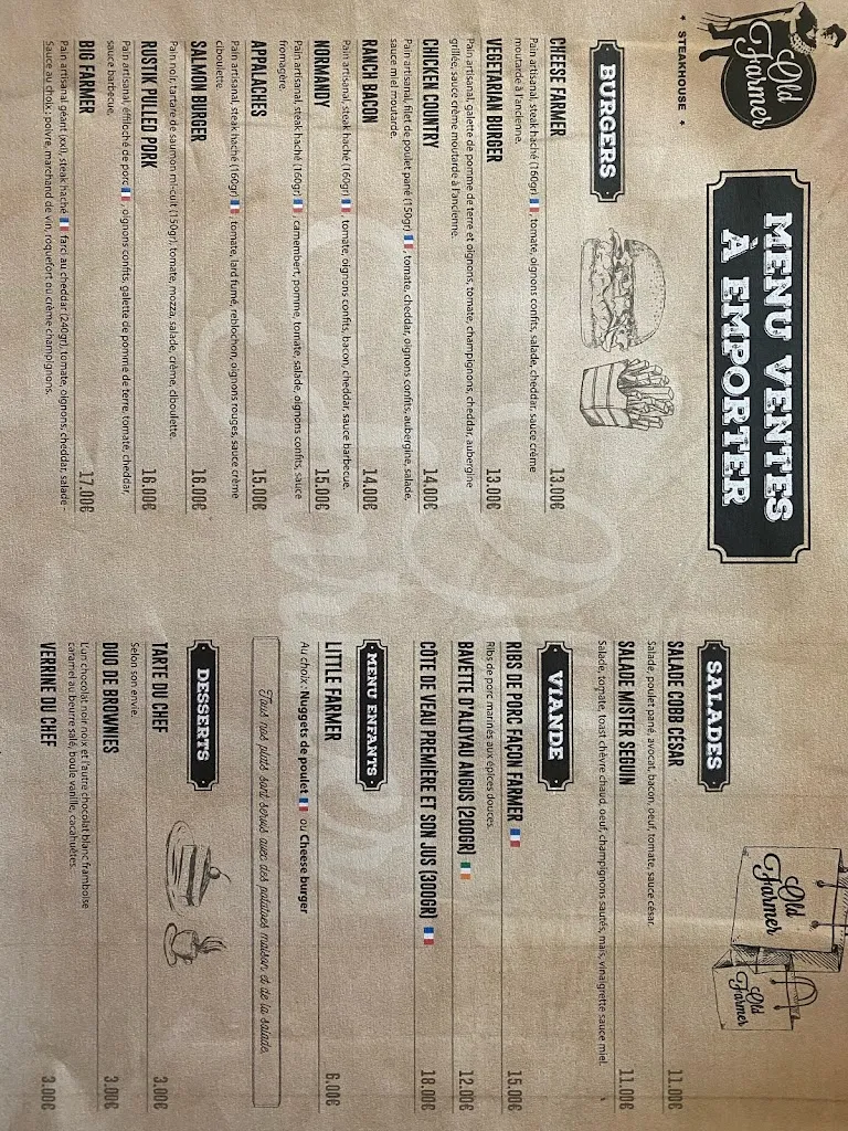Menu_Old Farmer steakhouse_Ambérieu-en-Bugey_image_4