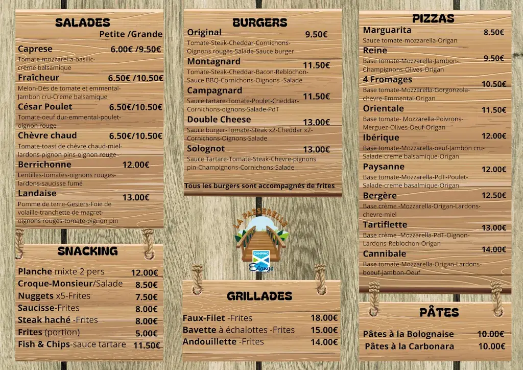 Menu_La Passerelle Restaurant Aubigny-sur-Nere_Aubigny-sur-Nère_image_1