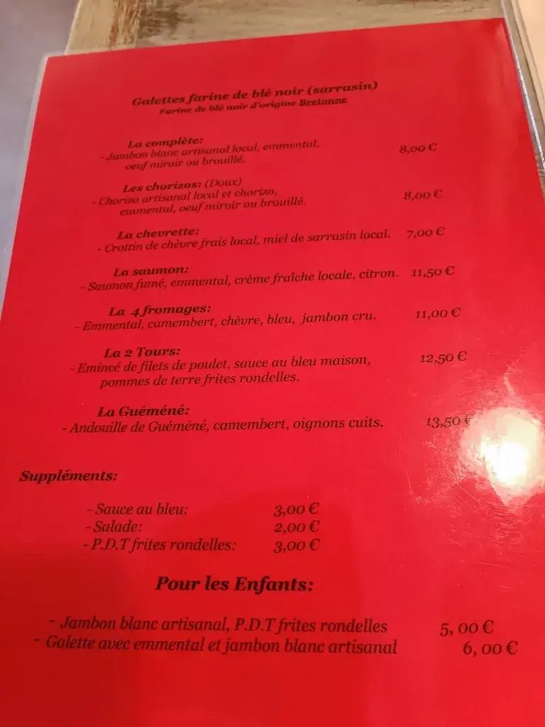 Menu_Bar Crêperie Les 2 tours_Aubigny-sur-Nère_image_1