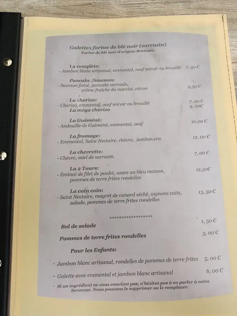Menu_Bar Crêperie Les 2 tours_Aubigny-sur-Nère_image_3