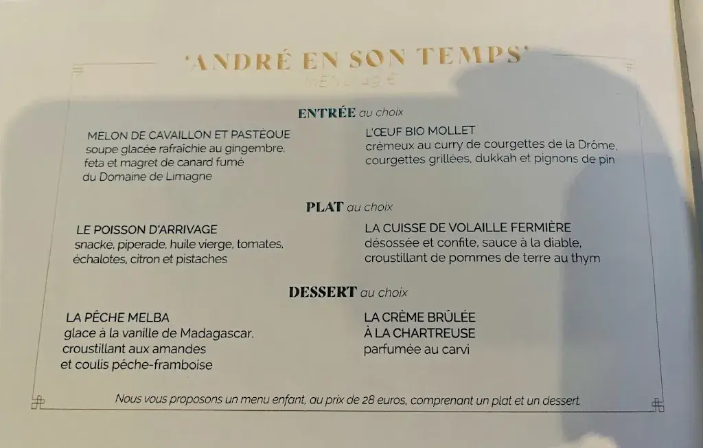 Menu_Bistrot André_Valence_image_1