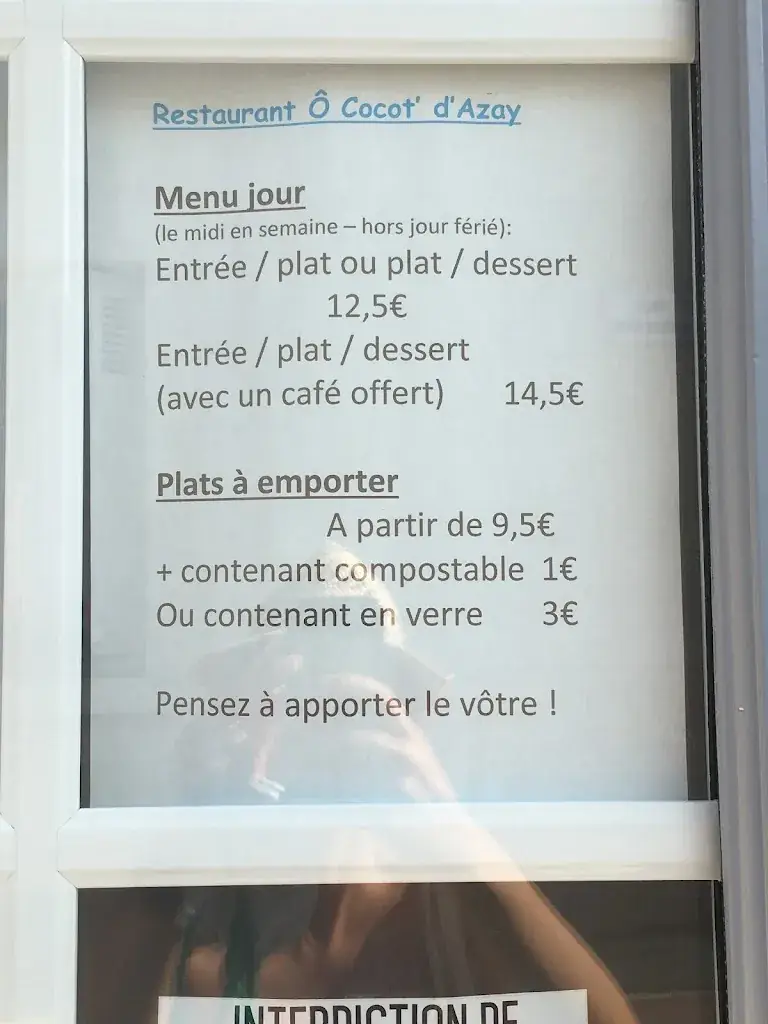 Menu_Ô Cocot' d'Azay_Azay-sur-Cher_image_2
