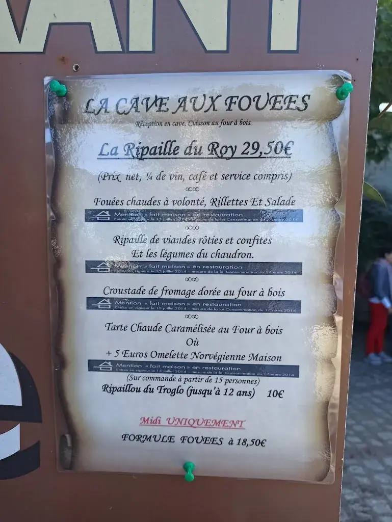 Menu_La Cave aux Fouées - Amboise_Amboise_image_2