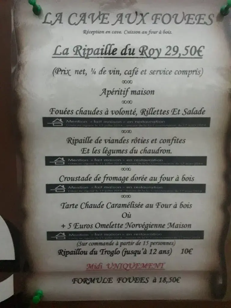 Menu_La Cave aux Fouées - Amboise_Amboise_image_3