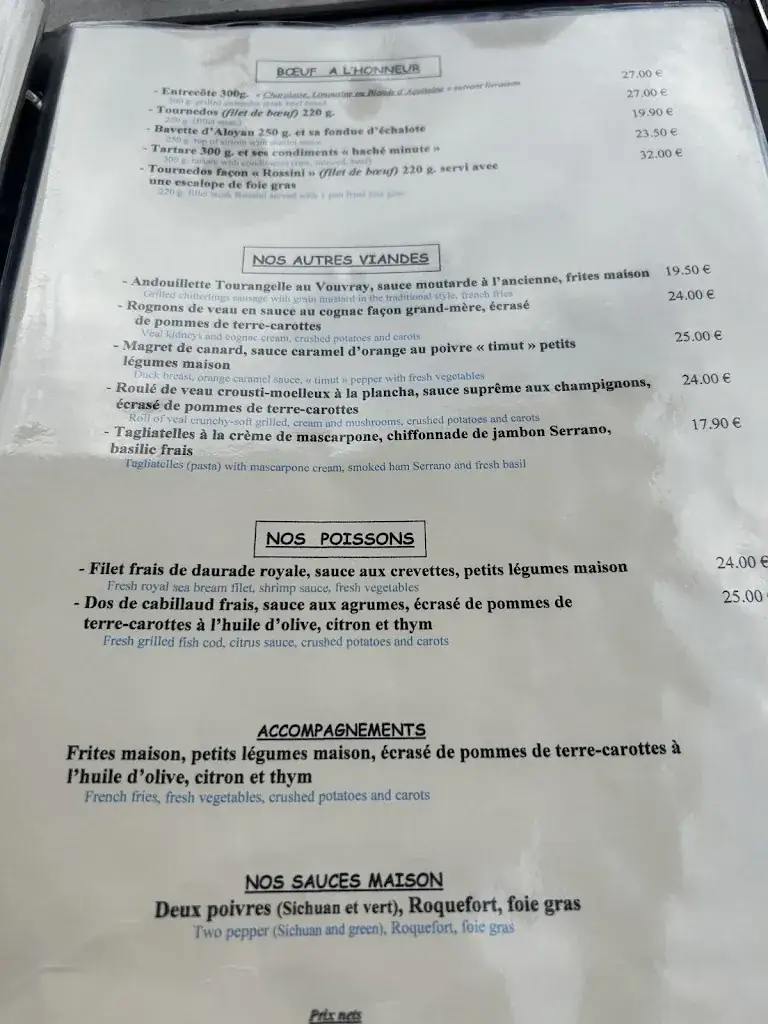 Menu_La Réserve_Amboise_image_1