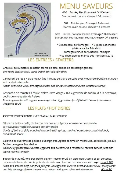 Menu_Le Lion D'Or_Amboise_image_2