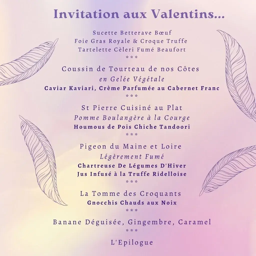 Menu_L'Aigle d'Or · Restaurant Gastronomique · Azay-le-Rideau_Azay-le-Rideau_image_1