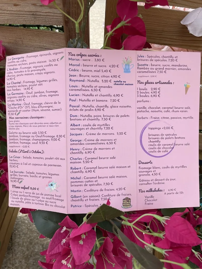 Menu_L'Odette crêperie, fait maison 👩🏼‍🍳_Azay-le-Rideau_image_2