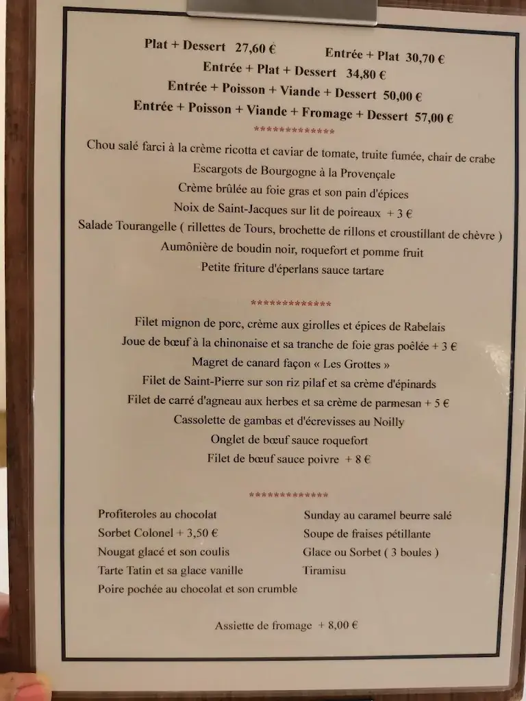 Menu_Restaurant Caves_Azay-le-Rideau_image_3