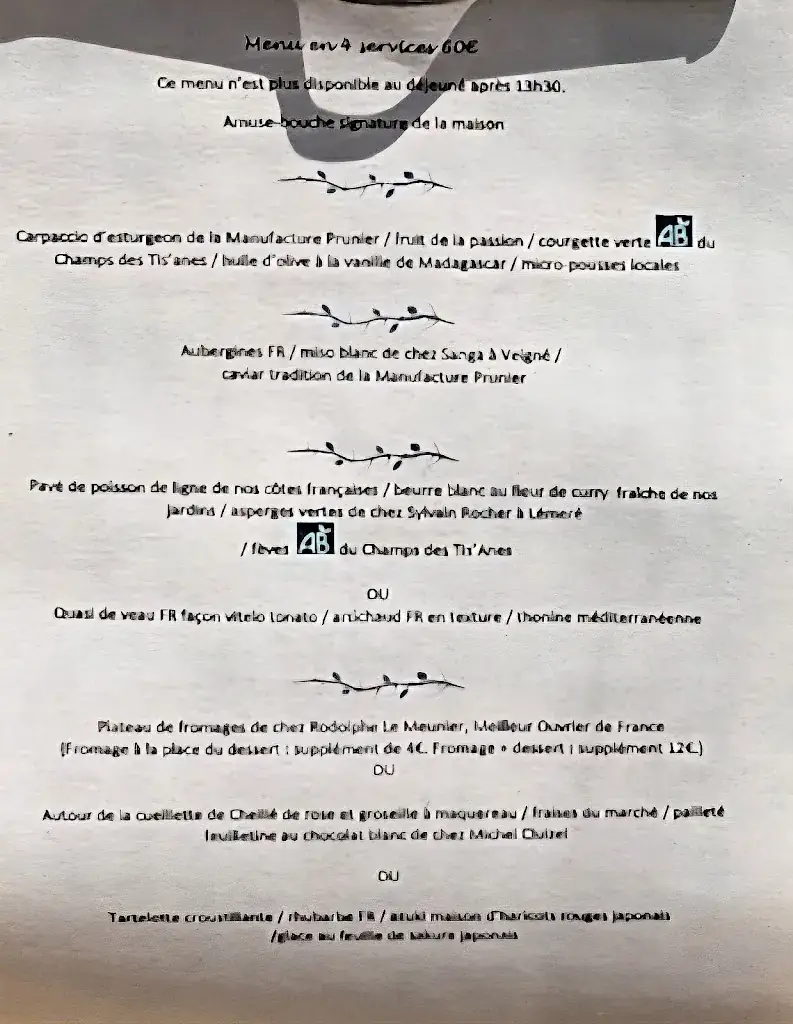 Menu_Restaurant l'épine Azay-le-Rideau_Azay-le-Rideau_image_1