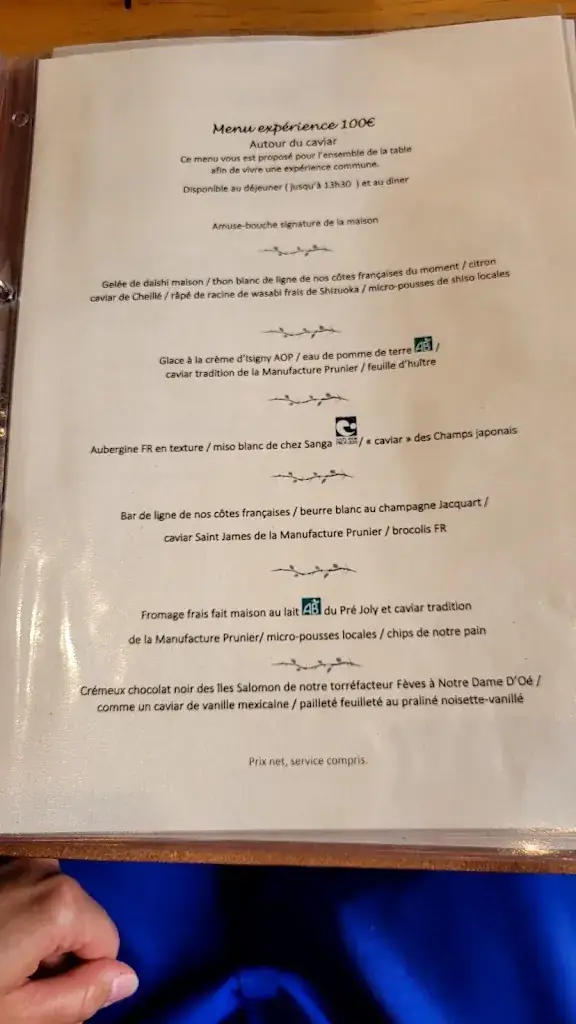 Menu_Restaurant l'épine Azay-le-Rideau_Azay-le-Rideau_image_3