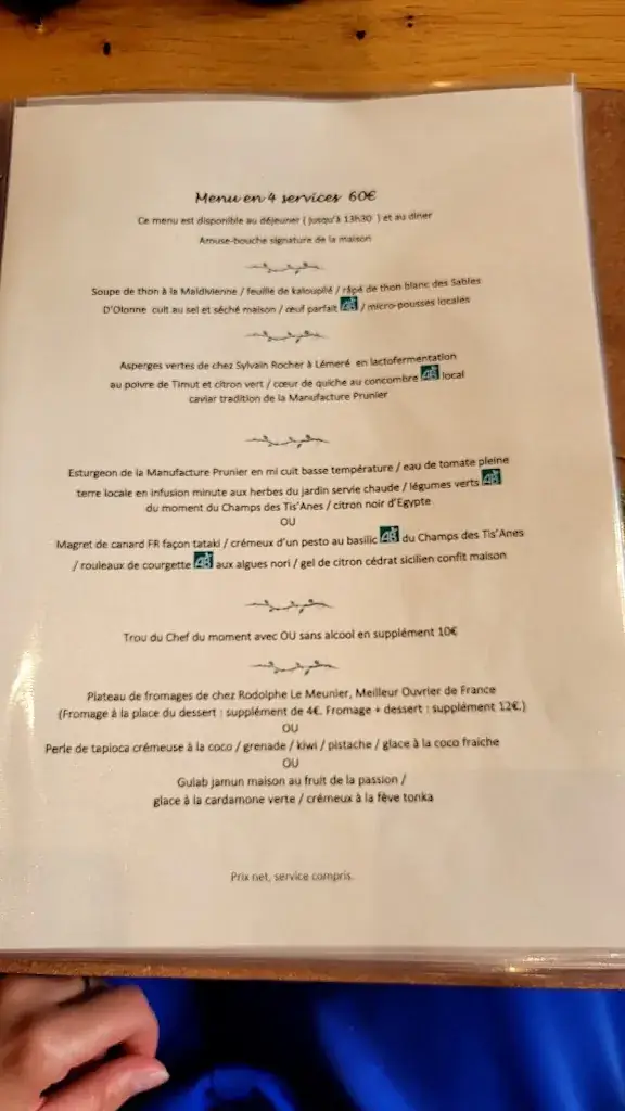 Menu_Restaurant l'épine Azay-le-Rideau_Azay-le-Rideau_image_4