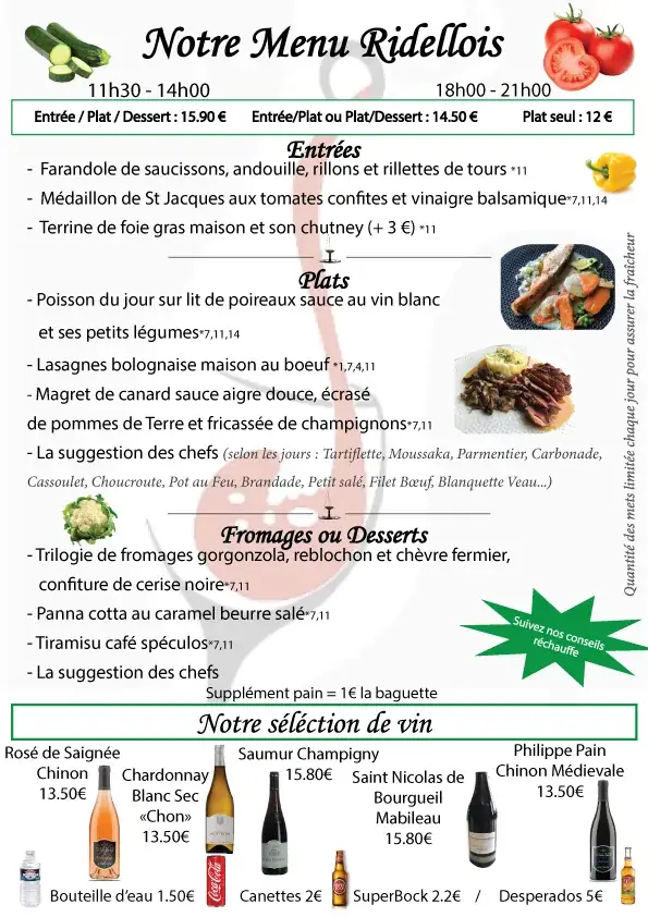 Menü_Au Bon Vin De Touraine_Azay-le-Rideau_Bild_1