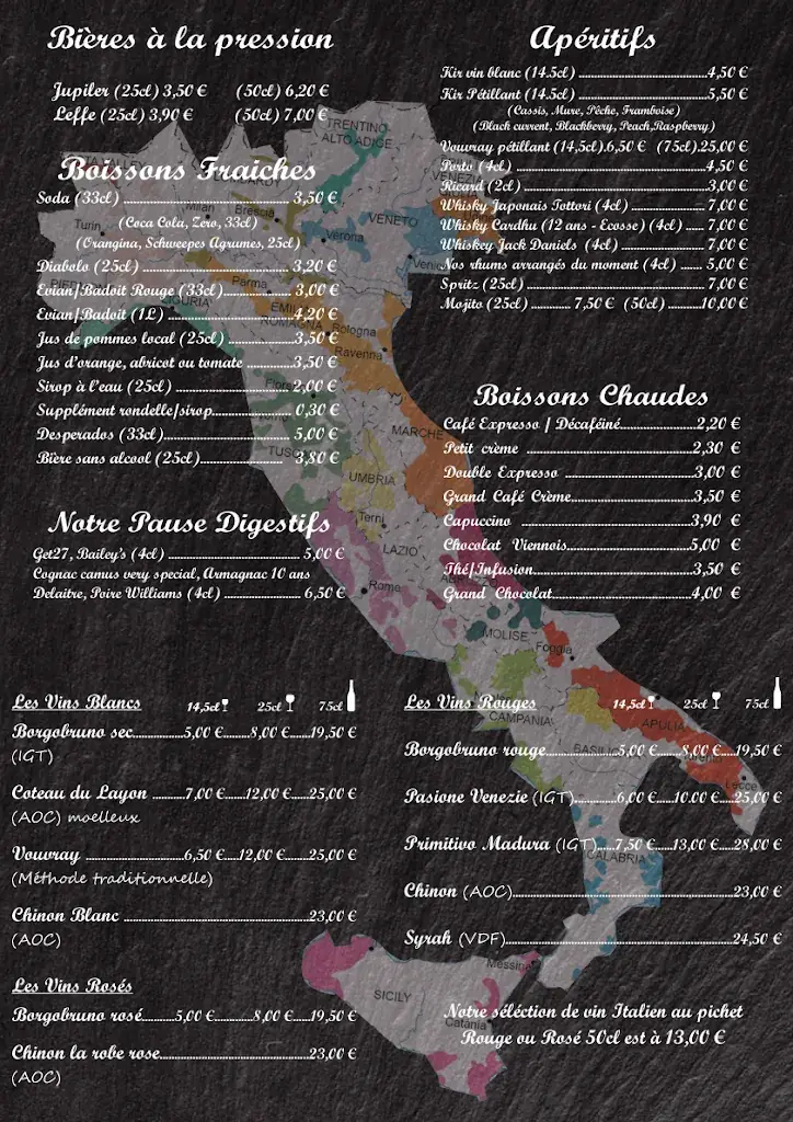 Menu_I Fratelli - Azay le Rideau_Azay-le-Rideau_image_1